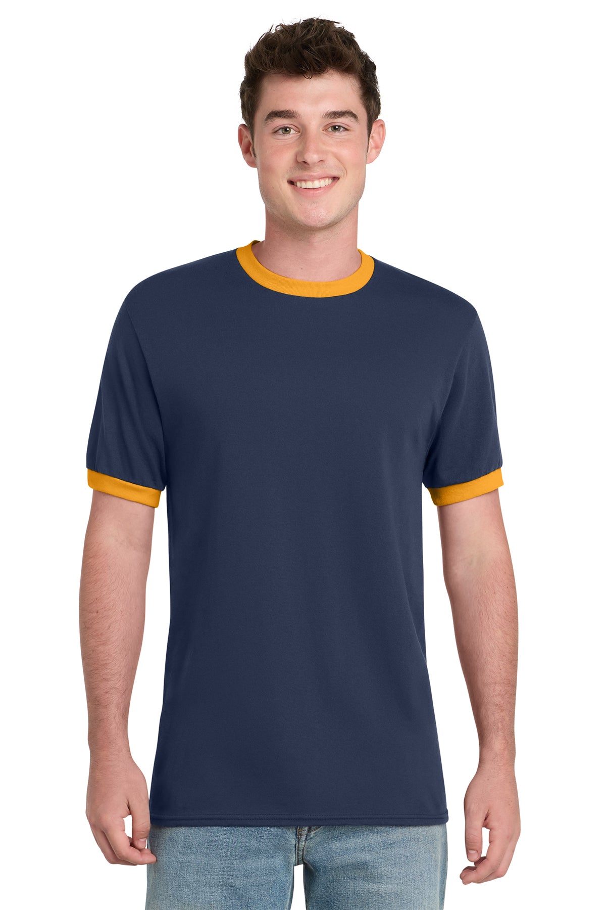 Personalized ringer-style t-shirt (Adult Unisex)