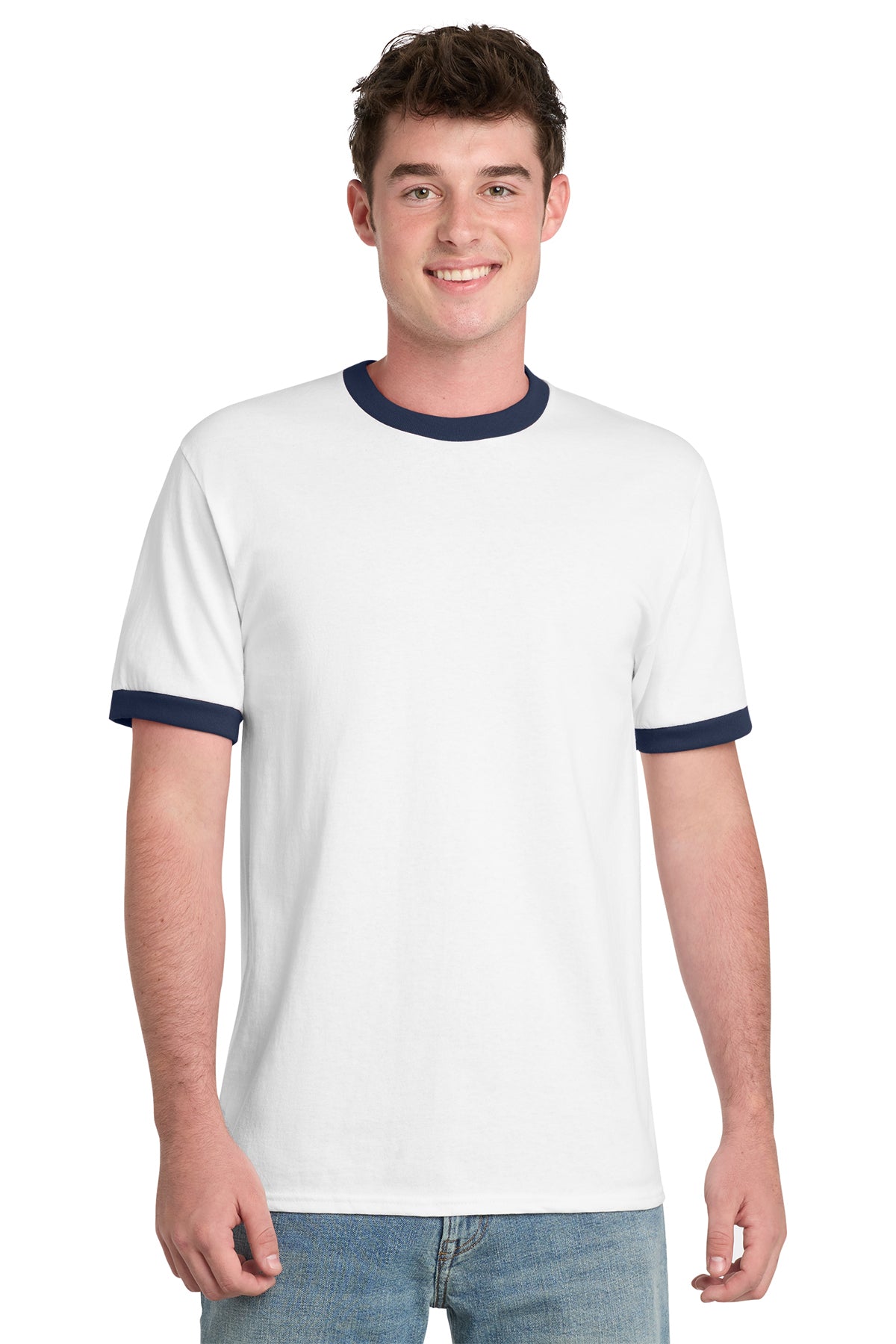 Personalized ringer-style t-shirt (Adult Unisex)