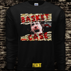 Black sweatshirt with graphic inspired by the movie Basket Case