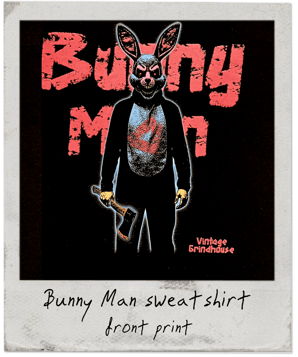 Bunny Man Sweatshirt - glows in the dark!