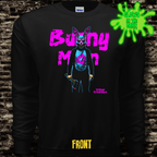 Bunny Man Sweatshirt - glows in the dark!