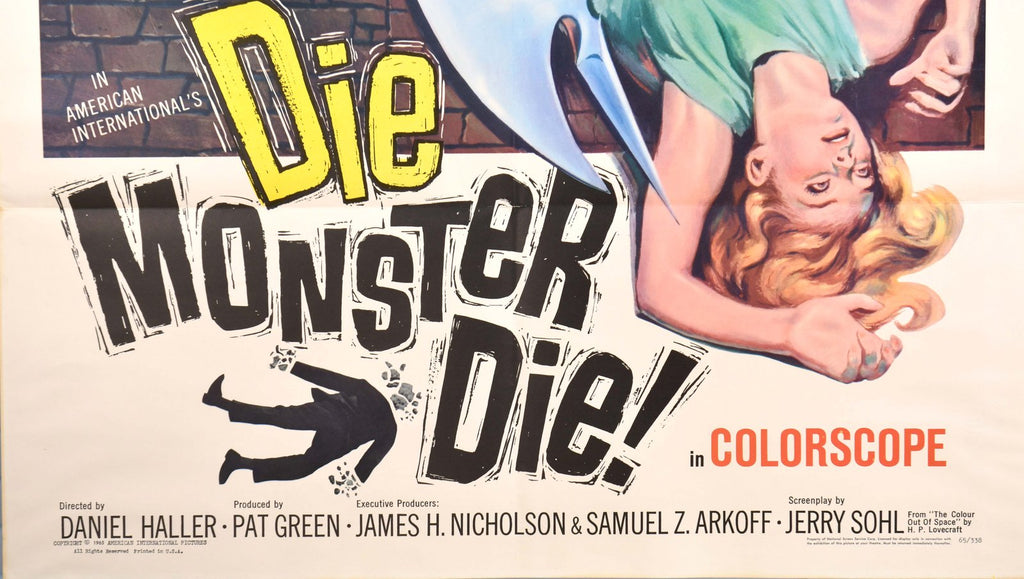Die Monster Die ORIGINAL theatrical one-sheet (27"x41")