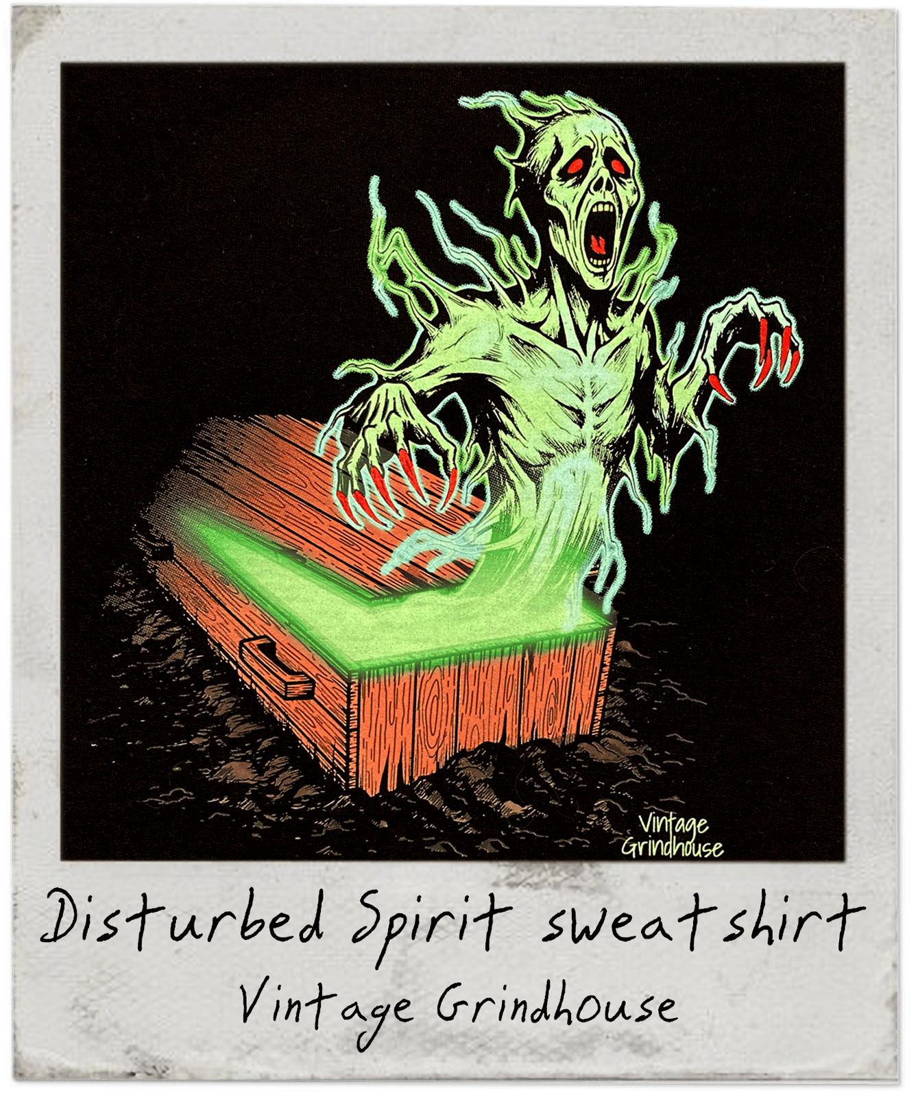 Disturbed Spirit sweatshirt - glows in the dark!
