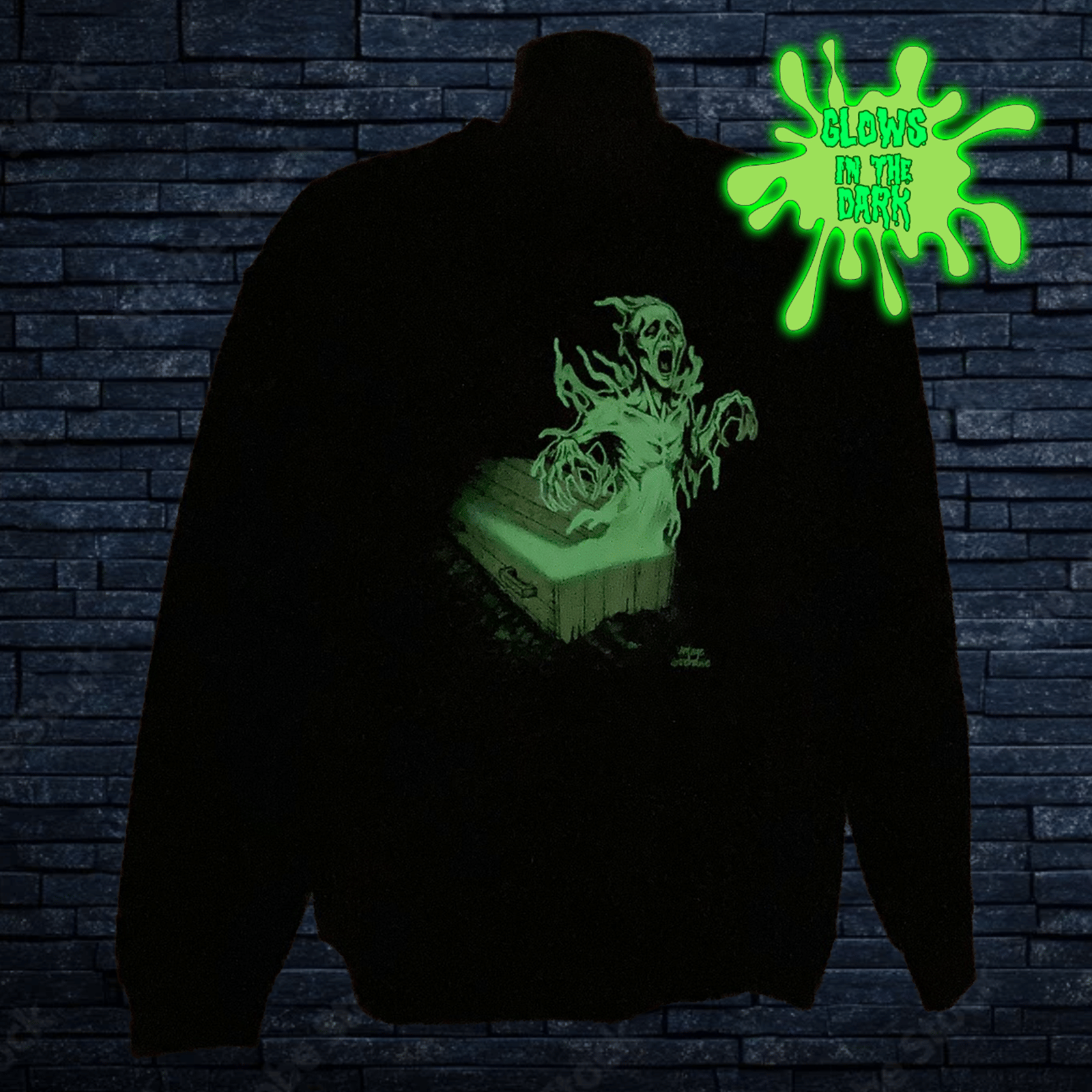 Disturbed Spirit sweatshirt - glows in the dark!