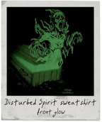 Disturbed Spirit sweatshirt - glows in the dark!