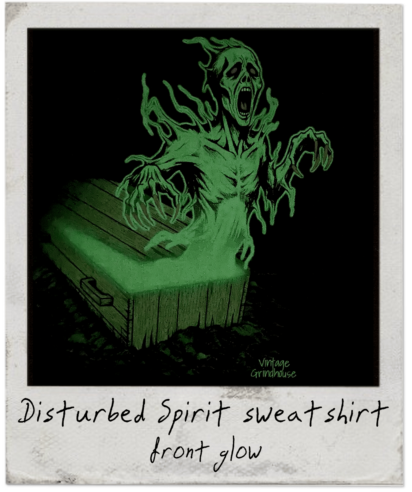 Disturbed Spirit sweatshirt - glows in the dark!