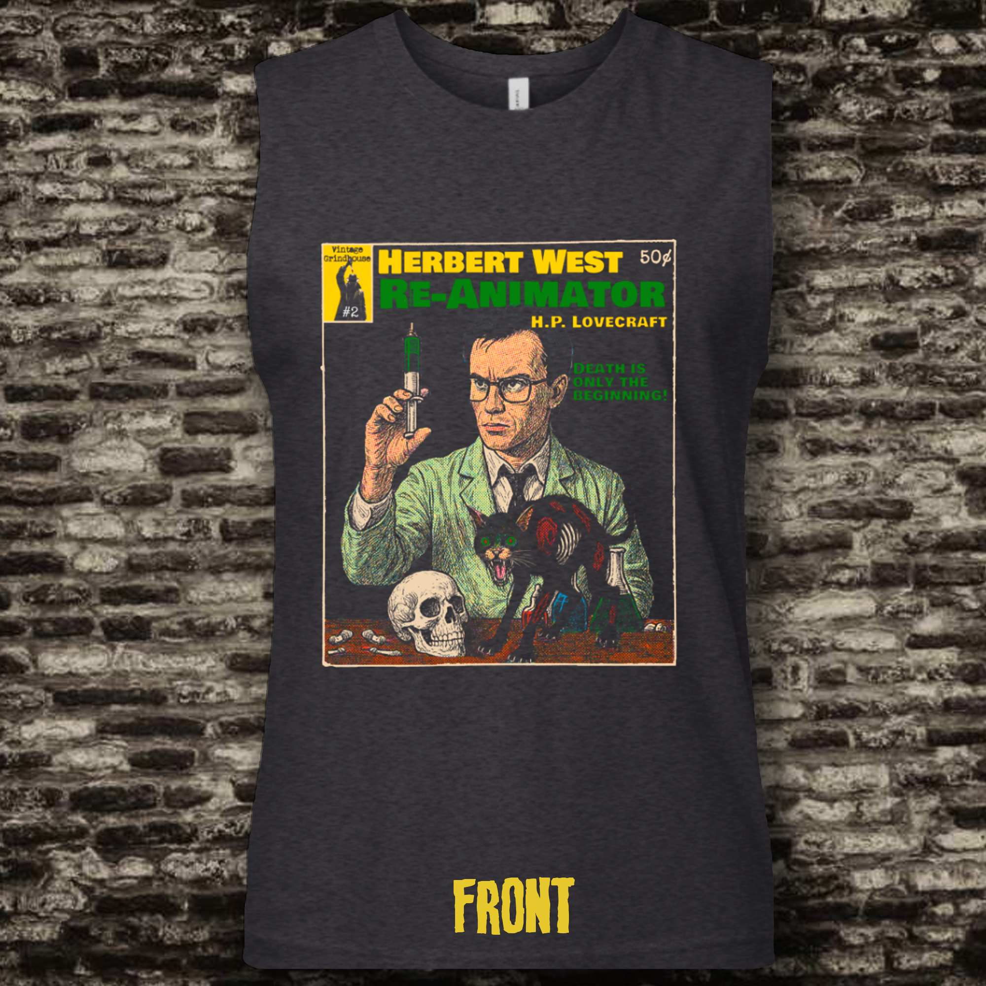 Herbert West, Re-animator - Pulp Edition #2 muscle tank