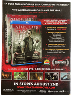 Fangoria Magazine #306 back cover promoting Stake Land 2-disc special edition DVD and Blu-ray with bonus features.