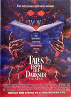 Fangoria Magazine #92 cover featuring an open book with monstrous hands and eyes, promoting Tales from the Darkside movie.