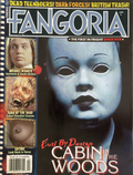 Fangoria Magazine #312 cover featuring a haunting doll face with horror film titles and feature highlights from April issue