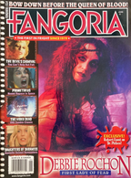 Fangoria Magazine #314 cover featuring Debbie Rochon as First Lady of Fear with horror film highlights and exclusive content.