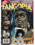 Fangoria Vol. 2 #10 cover featuring a decayed zombie bride holding a photo with horror film excerpts and vintage grindhouse style.