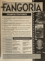 Fangoria Magazine #54 cover from June 1986 with horror film articles, monster makeup features, and a terrifying creature collage.