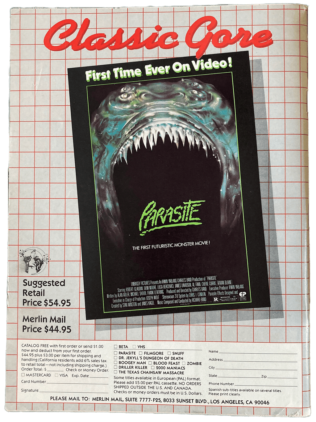Fangoria Magazine #27 featuring Tom Savini, Grande Illusions, Evil Dead, Time Walker.