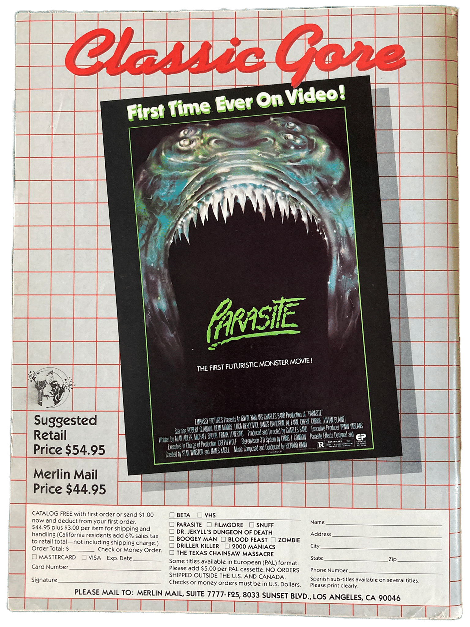Fangoria Magazine #27 featuring Tom Savini, Grande Illusions, Evil Dead, Time Walker.