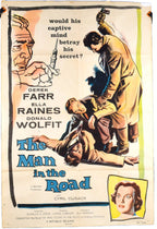 The Man in the Road ORIGINAL theatrical one-sheet (27"x41")
