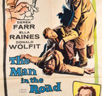 The Man in the Road ORIGINAL theatrical one-sheet (27"x41")