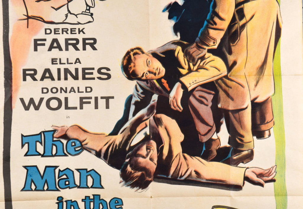 The Man in the Road ORIGINAL theatrical one-sheet (27"x41")