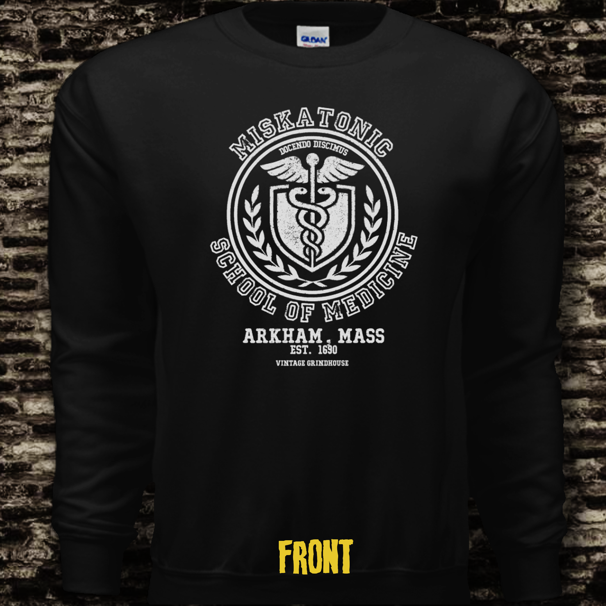 Miskatonic School of Medicine sweatshirt