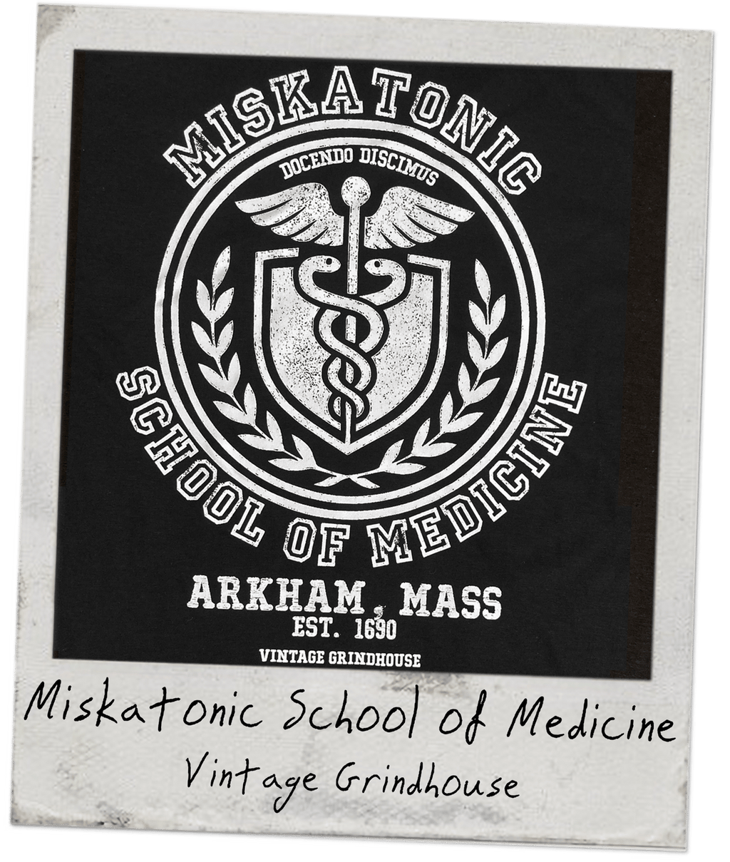 Miskatonic School of Medicine sweatshirt