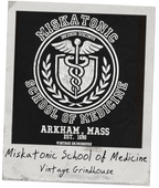 Miskatonic School of Medicine sweatshirt