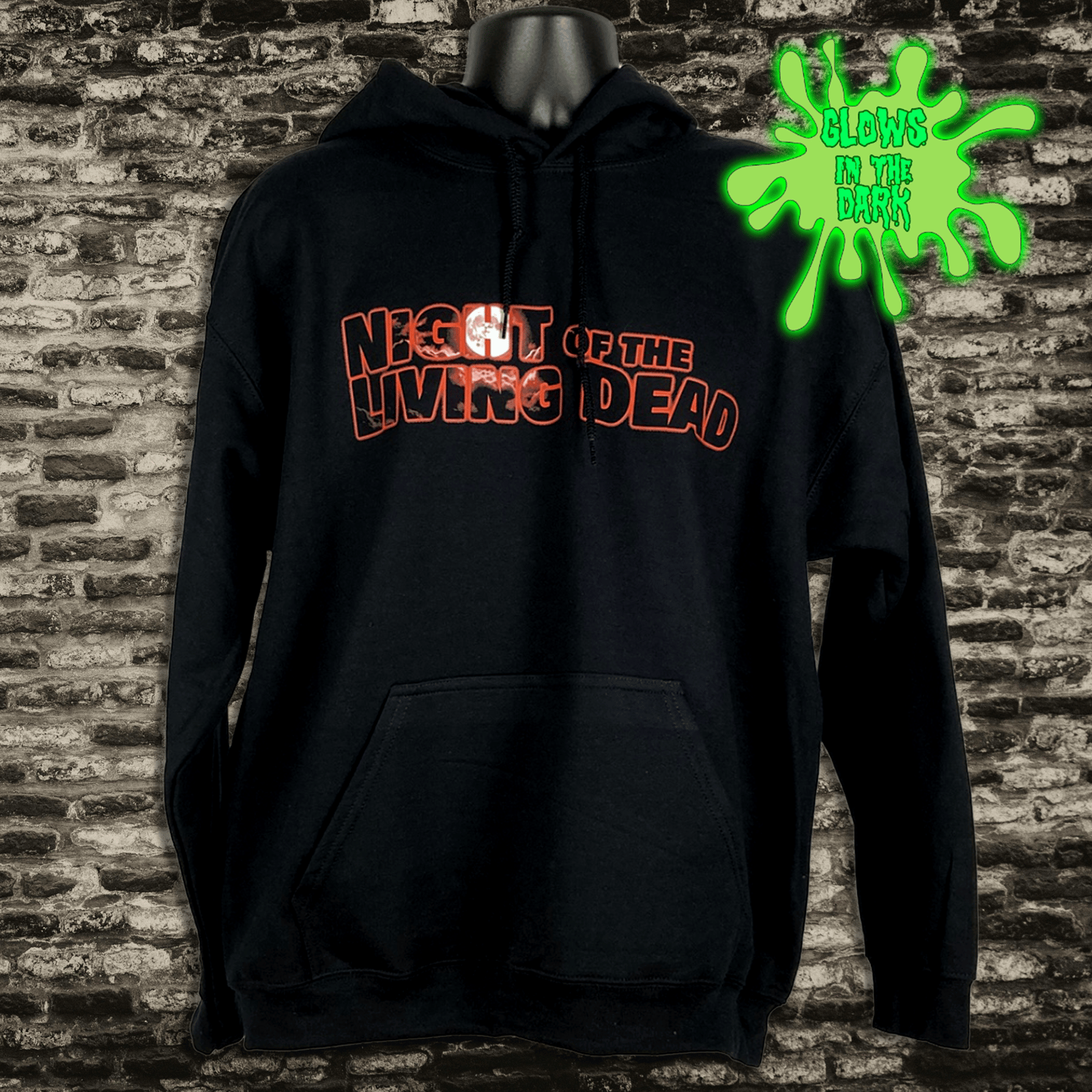 Night of the Living Dead hoodie - front and rear prints!