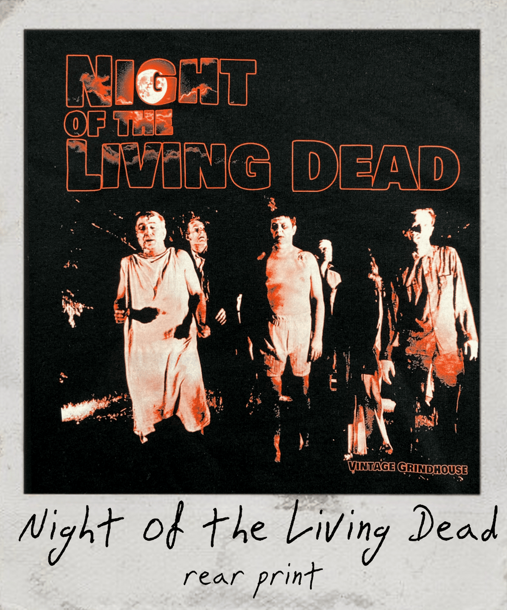 Night of the Living Dead hoodie - front and rear prints!