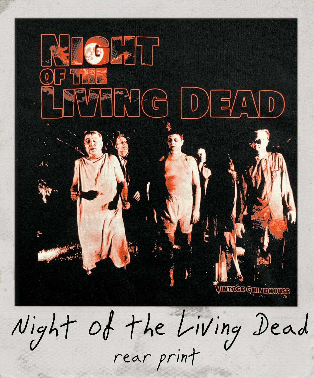 Night of the Living Dead hoodie - front and rear prints!