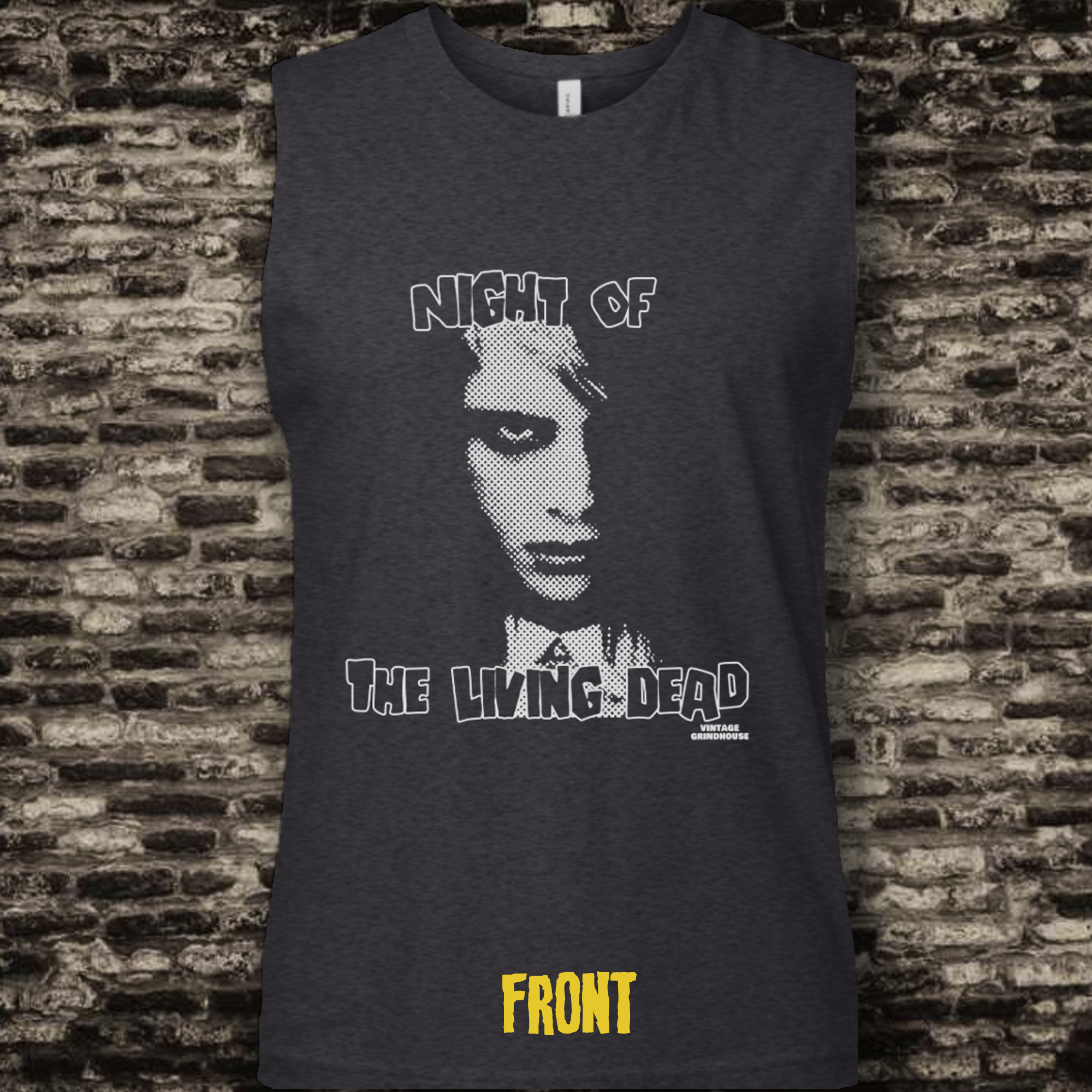 Night of the Living Dead design #1 muscle tank