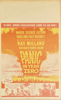 Panic in Year Zero (1962) window card (14"x22")