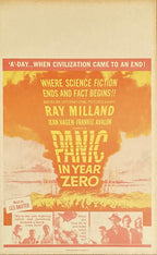 Panic in Year Zero (1962) window card (14"x22")