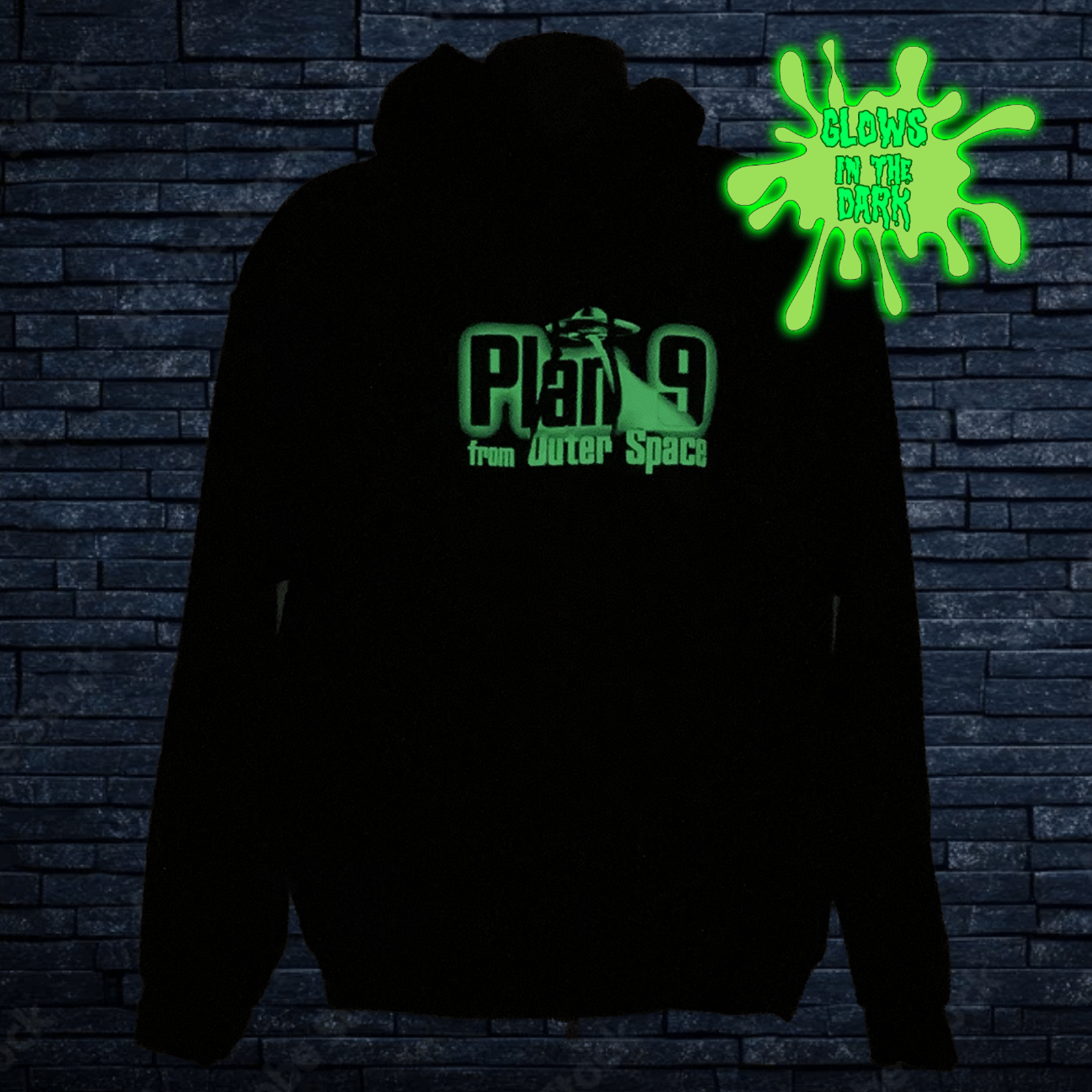 Plan 9 from Outer Space hoodie - front and rear prints!