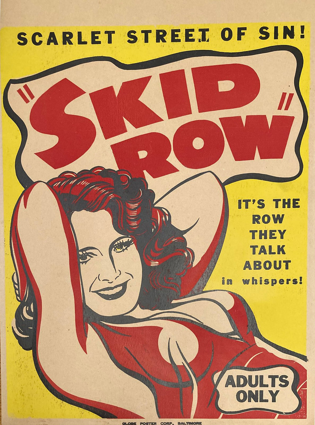 Skid  Row  (1943) window card (14"x22")