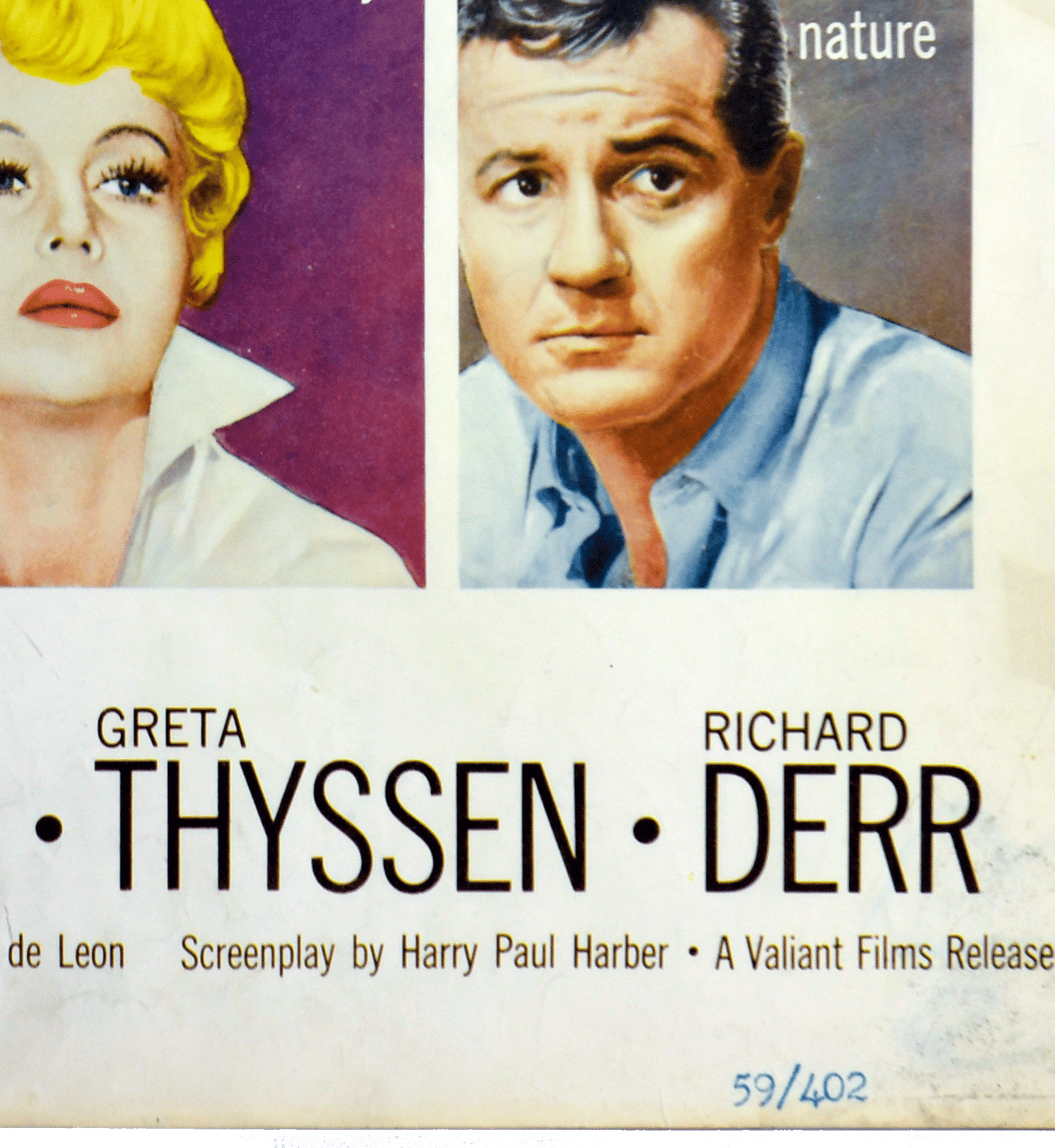 Terror is a Man original theatrical insert