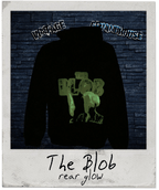 The Blob hoodie - front and rear prints!