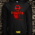 The Burning hoodie in black