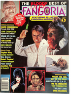 Magazine cover of 'The Bloody Best of Fangoria #5 featuring horror movie images and text.