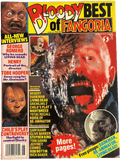 Magazine cover titled 'Bloody Best of Fangoria' featuring horror movie characters.