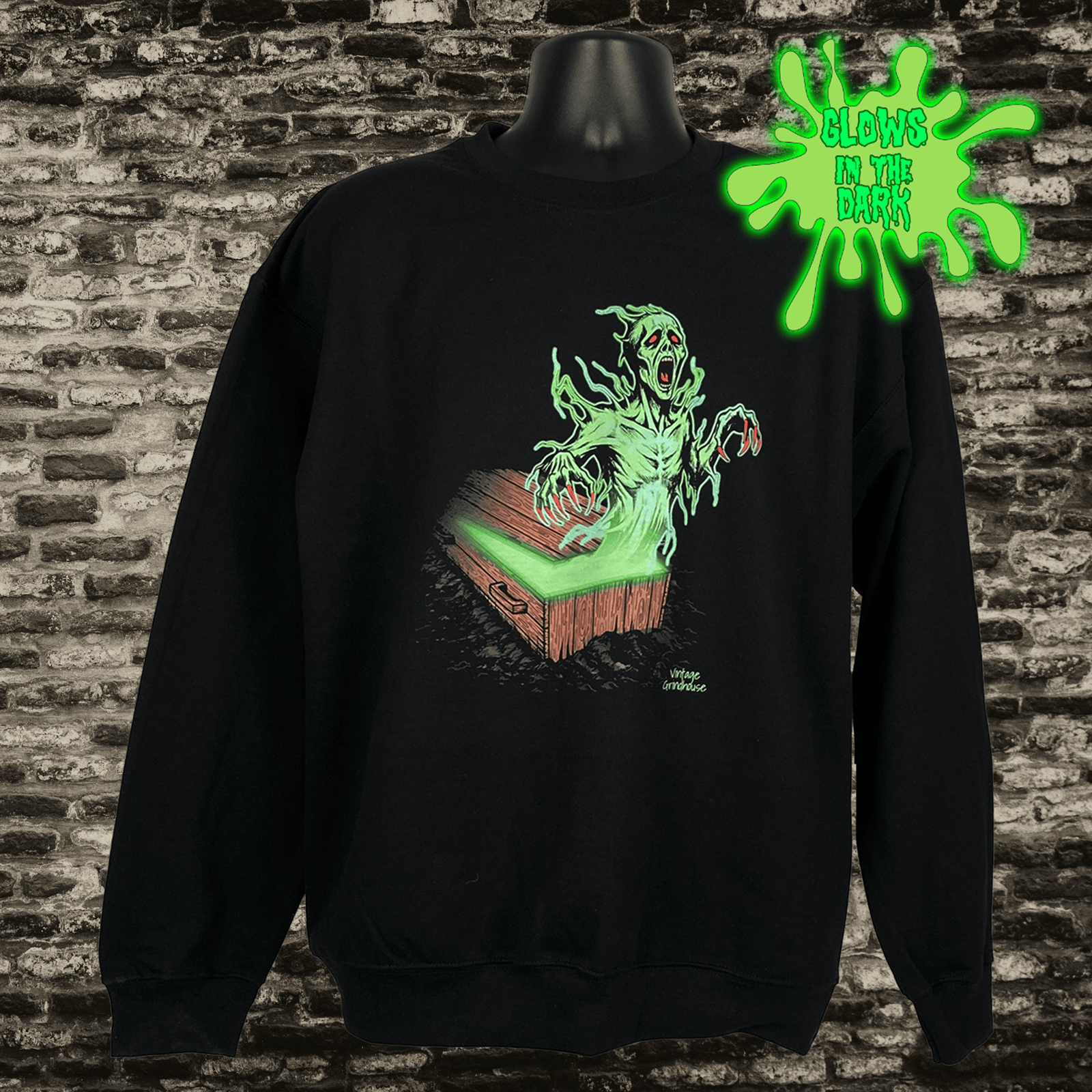Disturbed Spirit sweatshirt - glows in the dark!
