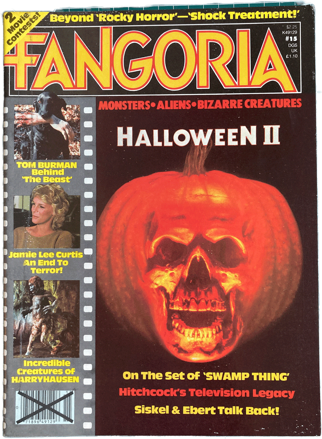 Fangoria Magazine #15 featuring Halloween 2, The Beast, Swamp Thing and more!