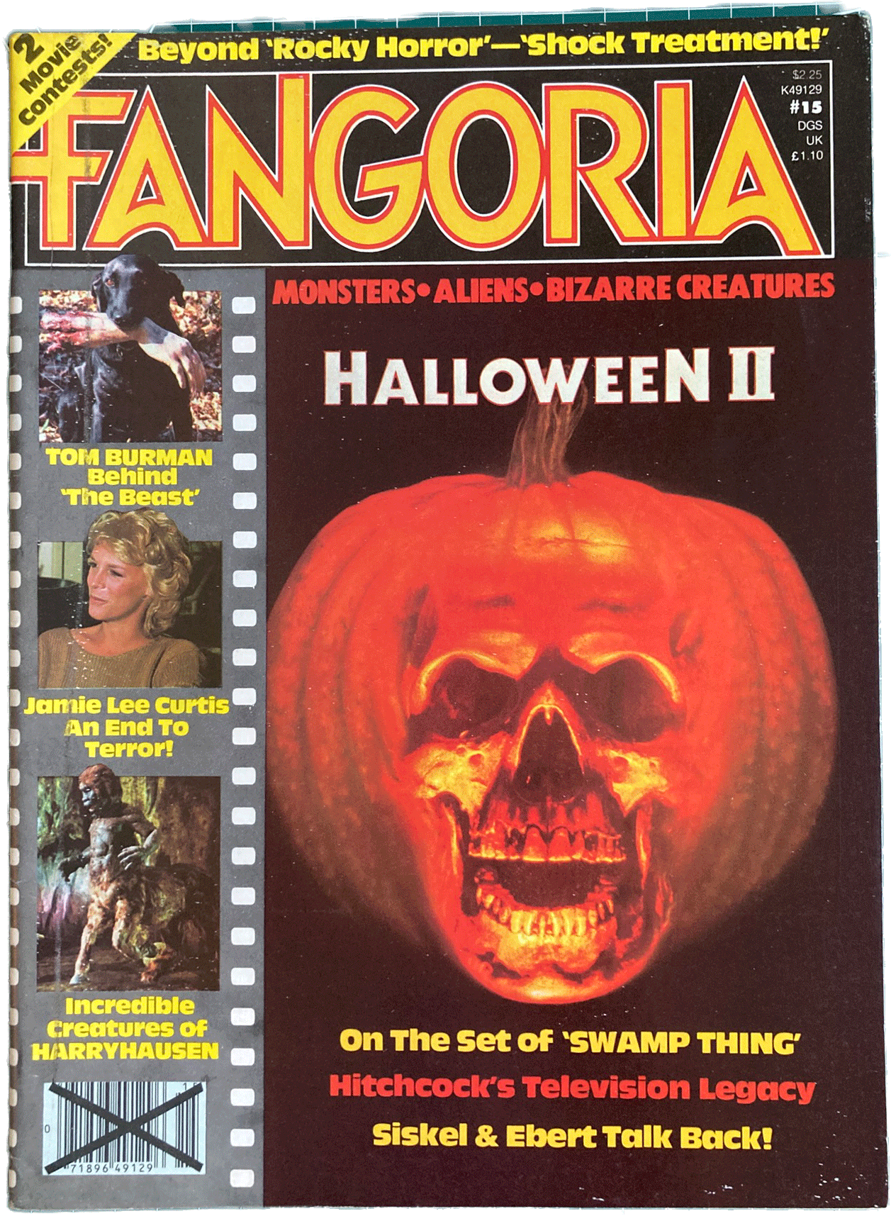 Fangoria Magazine #15 featuring Halloween 2, The Beast, Swamp Thing and more!