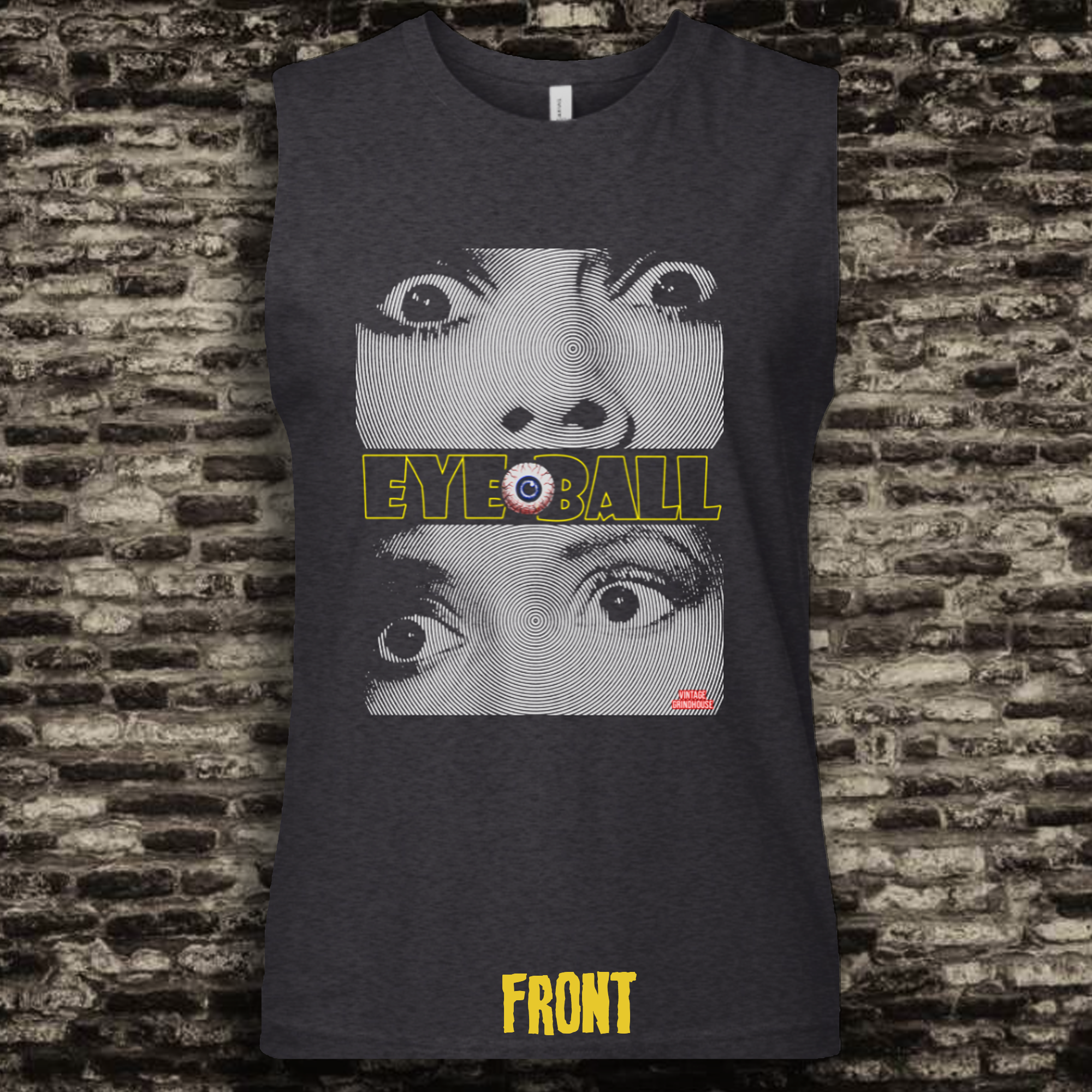 Black muscle tanktop for the movie Eyeball