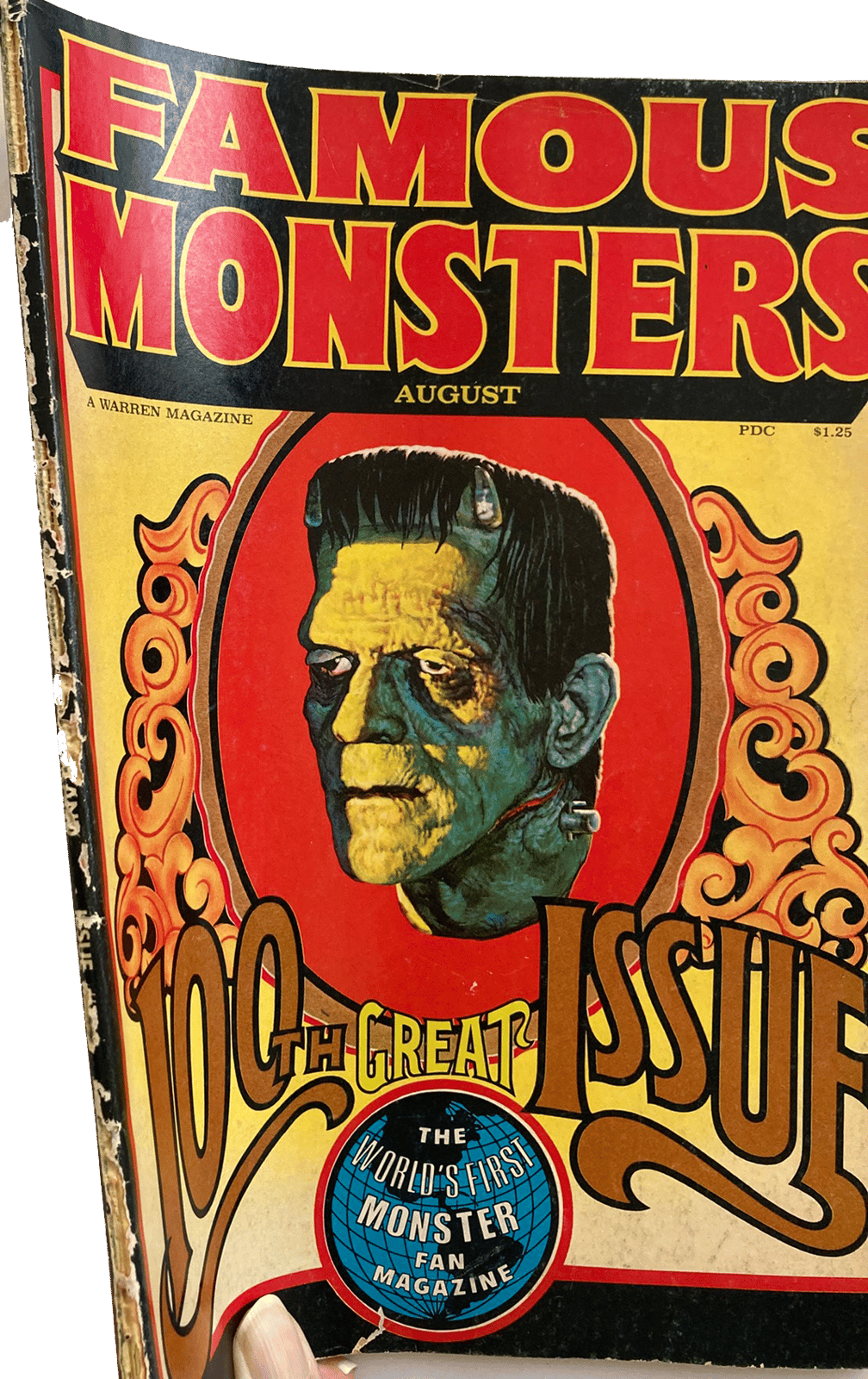 Famous Monsters of Filmland (Aug.   1973) #100