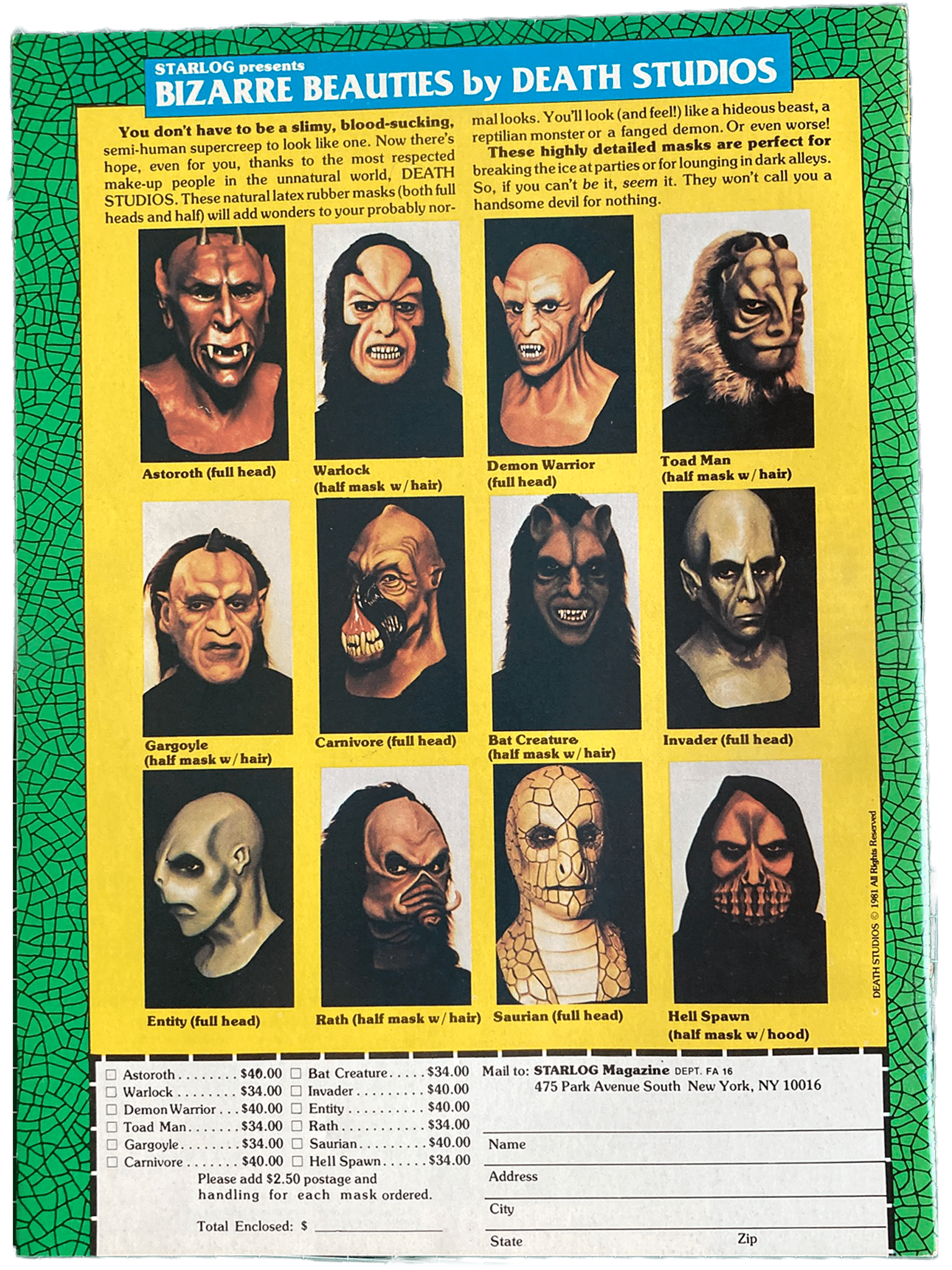 Fangoria Magazine #16 featuring Ghost Story, Basket Case, Dick Smith and more!