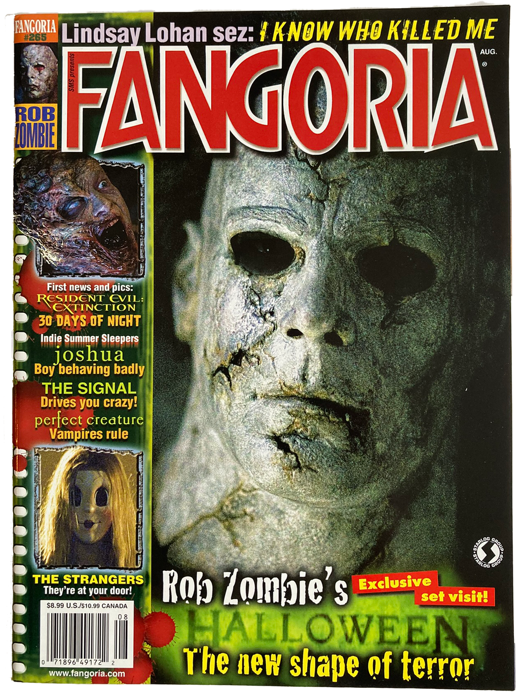 Fangoria magazine #265 cover featuring Halloween