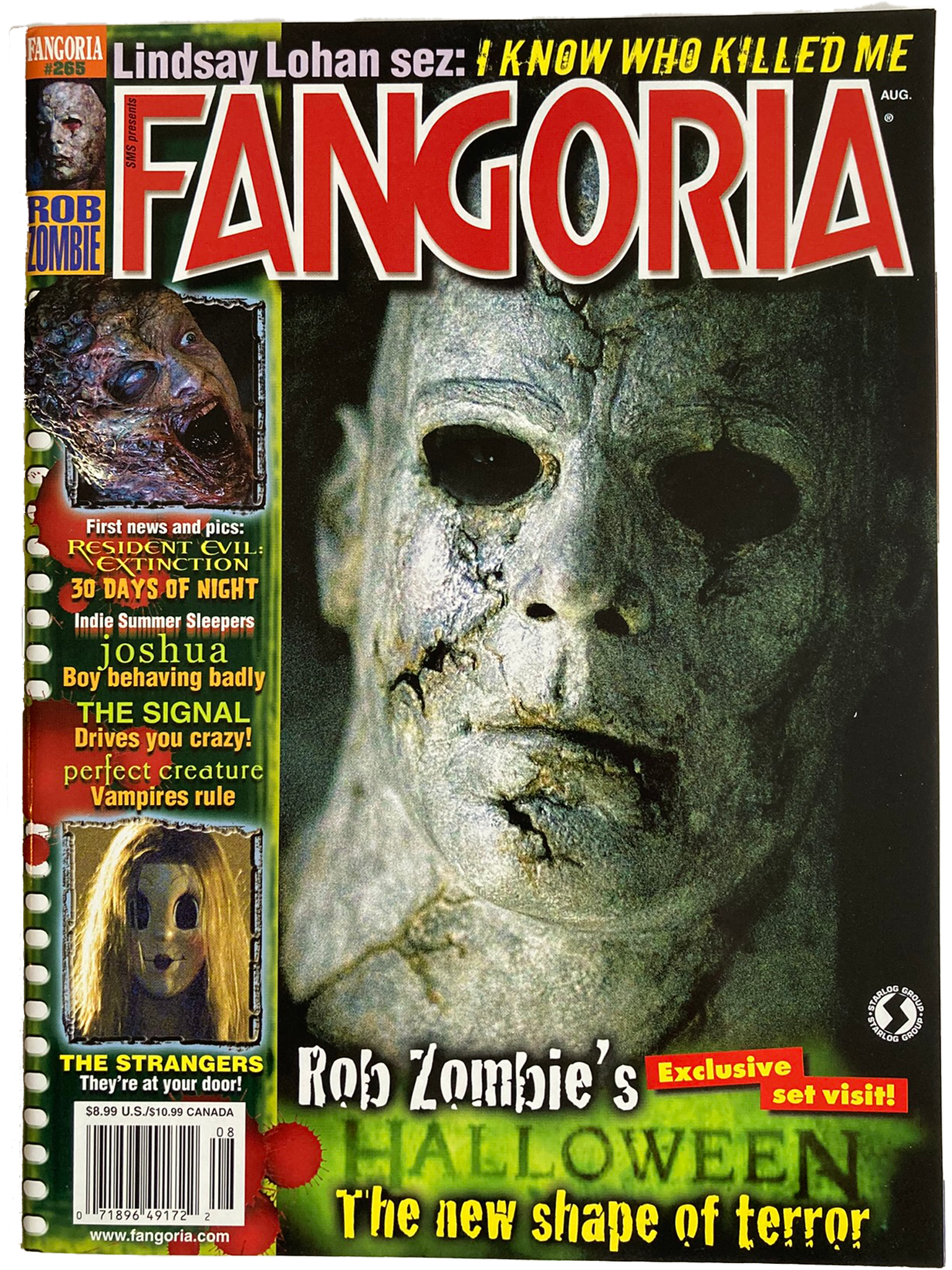 Fangoria magazine #265 cover featuring Halloween