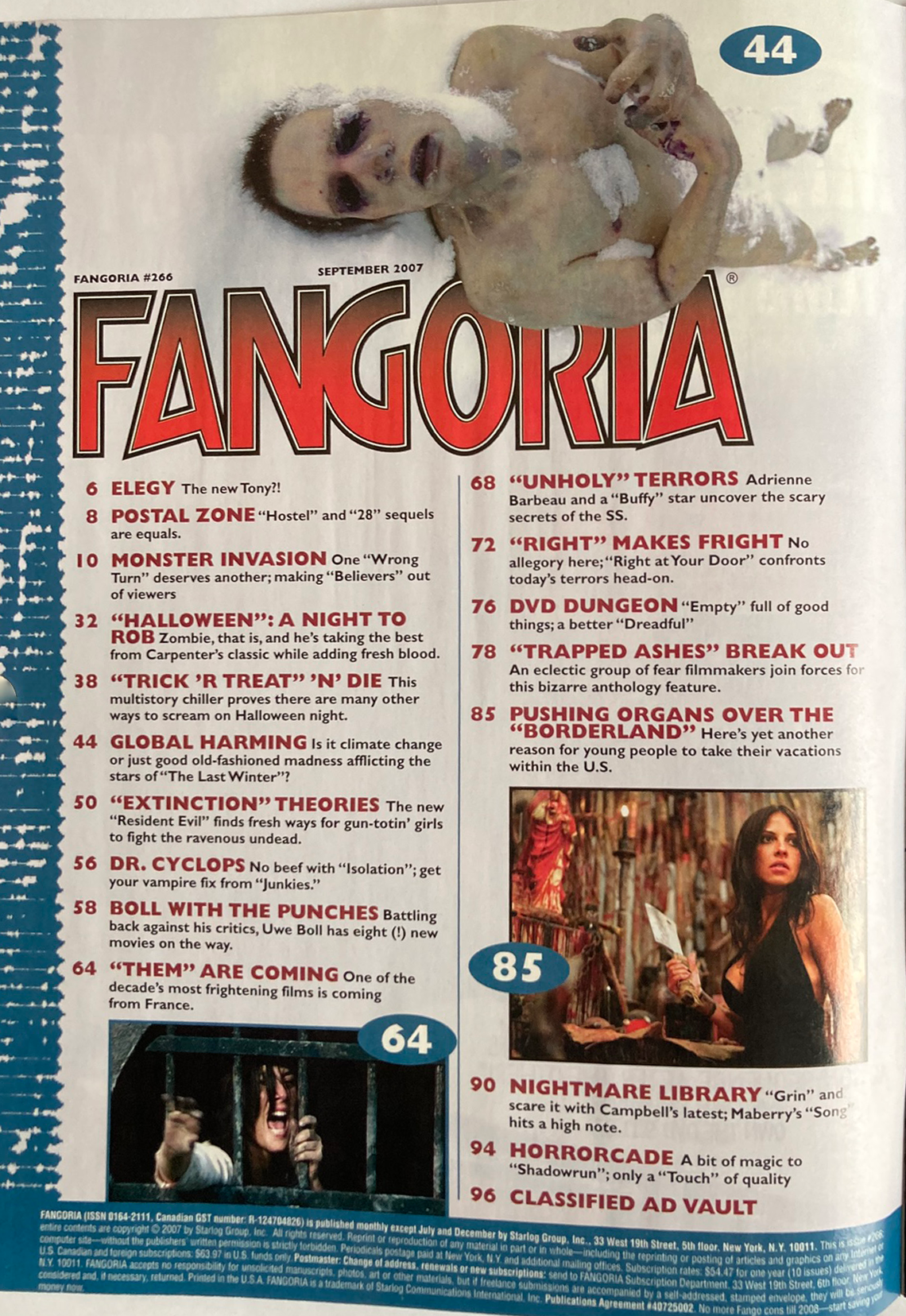 Fangoria Magazine #266