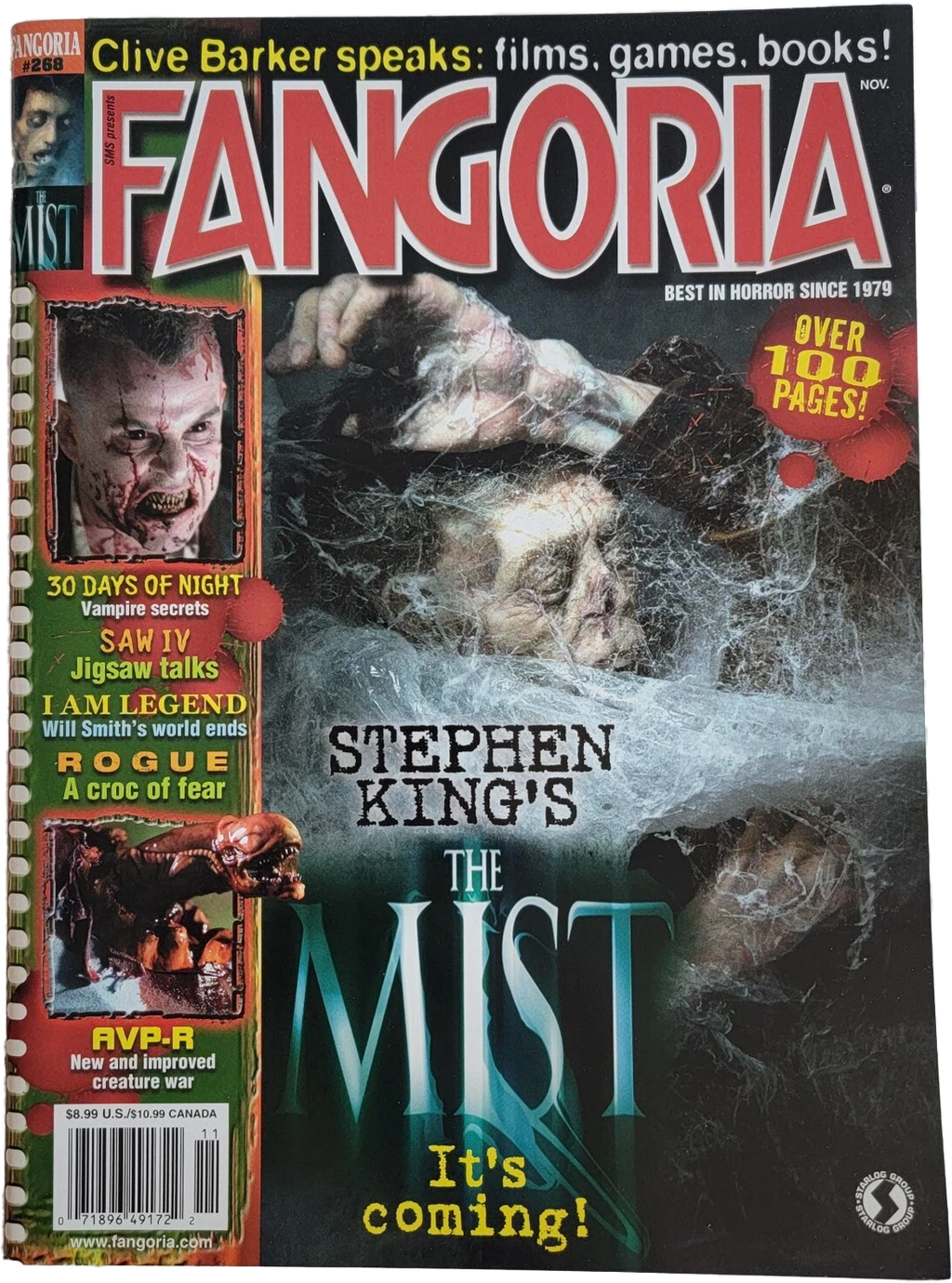 Cover for Fangoria 268 featuring The Mist