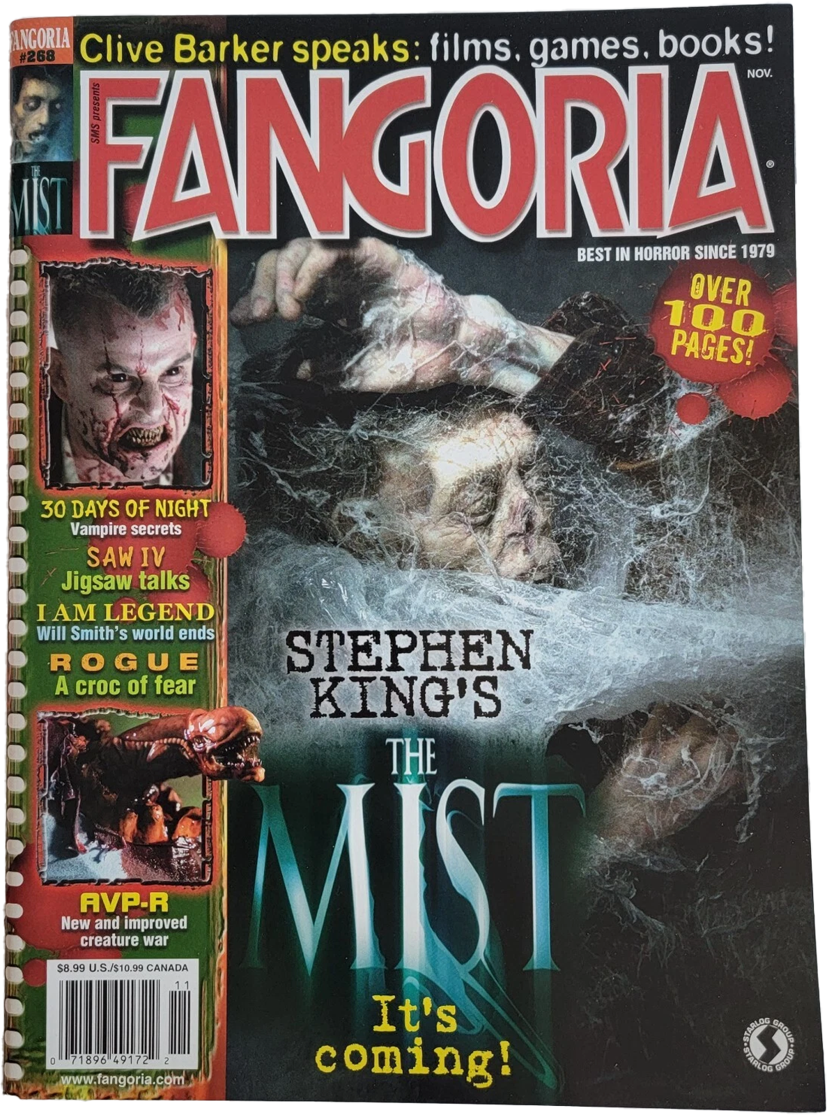 Cover for Fangoria 268 featuring The Mist