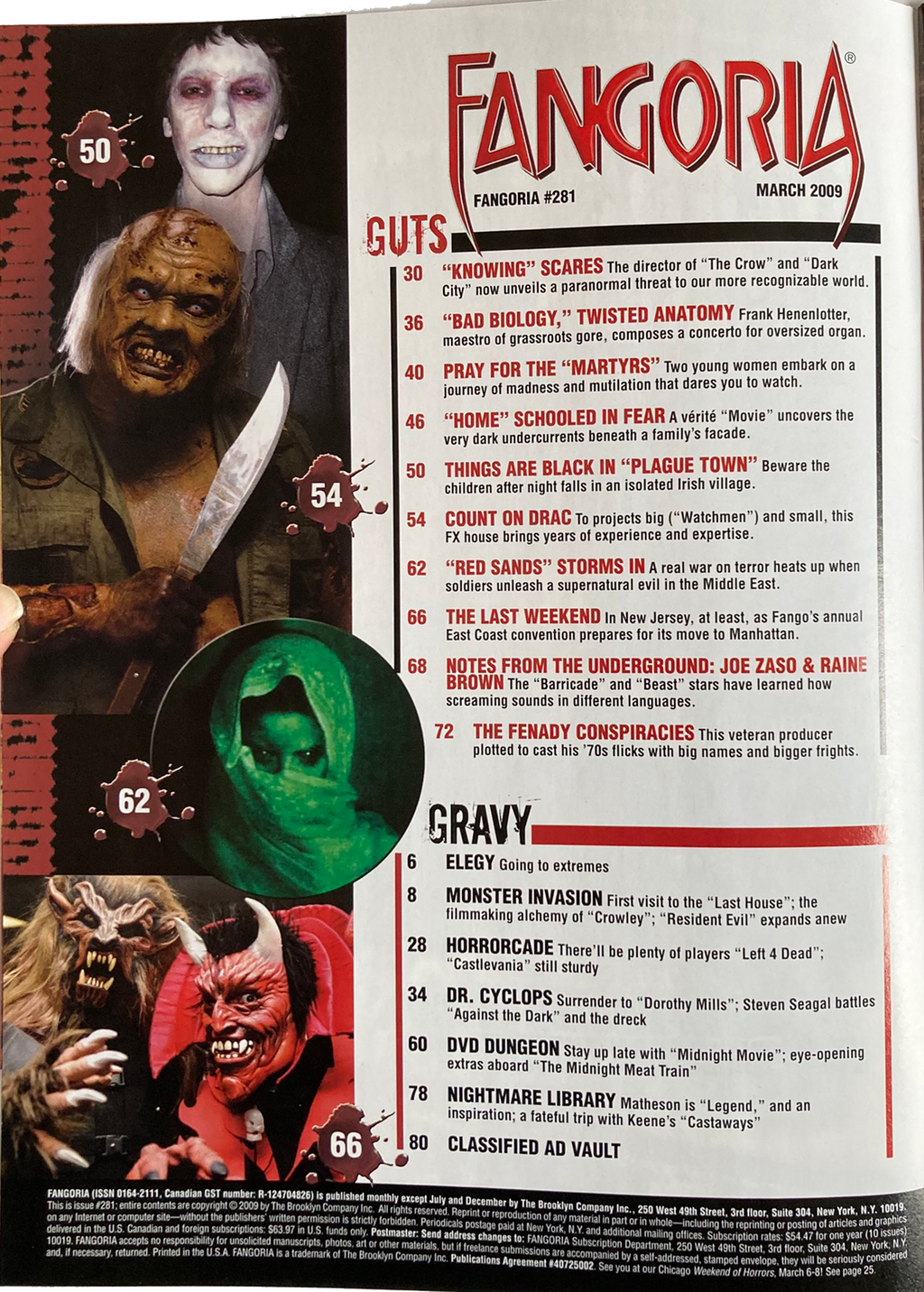 Fangoria Magazine #281